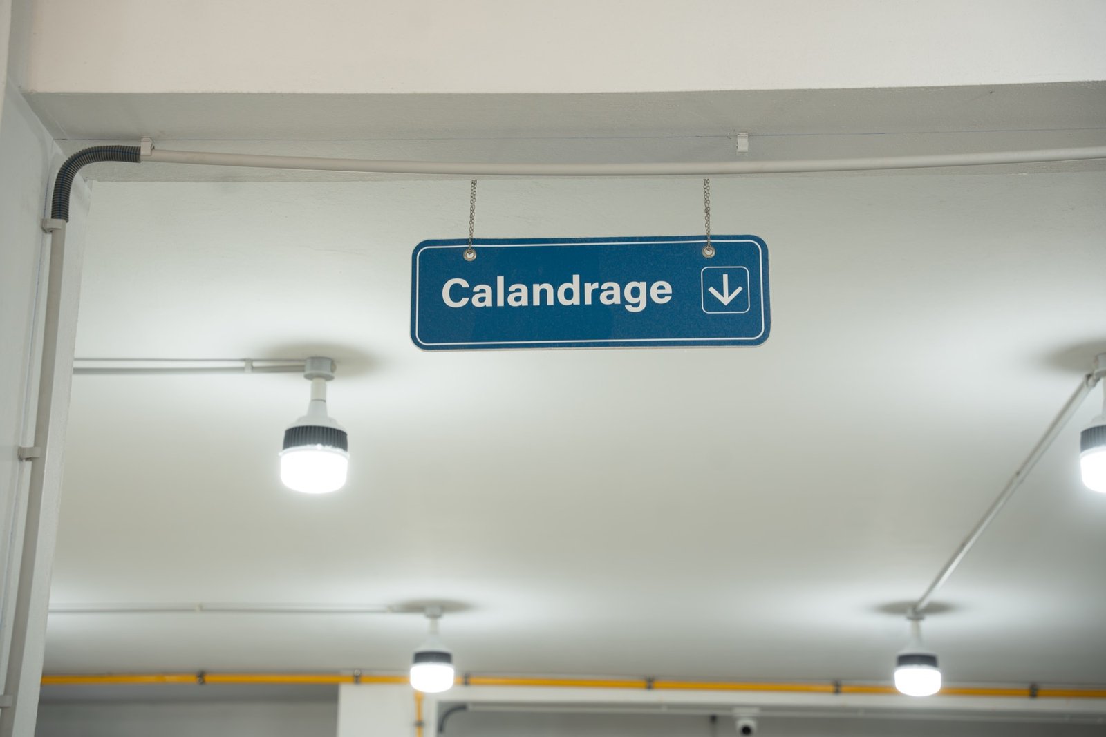 Zone calandrage